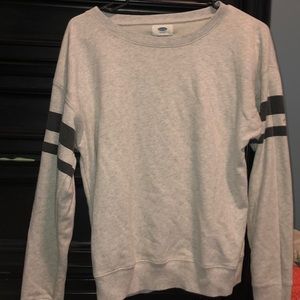 Grey crew neck